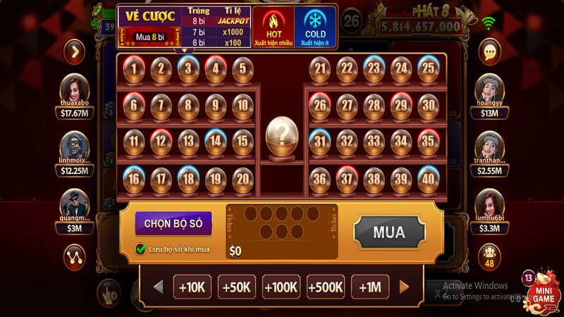 Không nên lựa chọn quá nhiều con số liền kề bởi tỷ lệ chiến thắng rất thấp